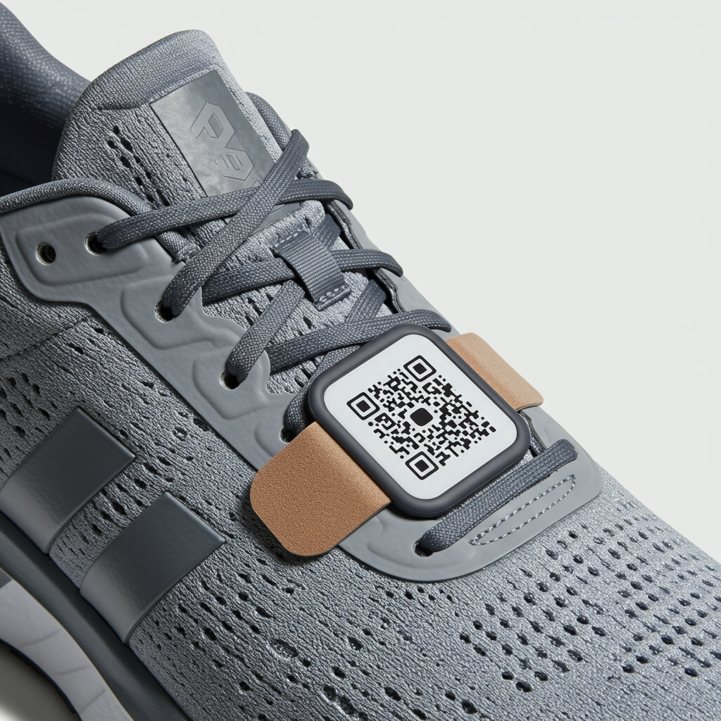 Parche Salva Vidas en la lengüeta de un zapato